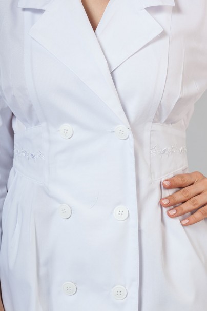 Dámské zdravotní šaty Adar Uniforms Midriff bílé-4
