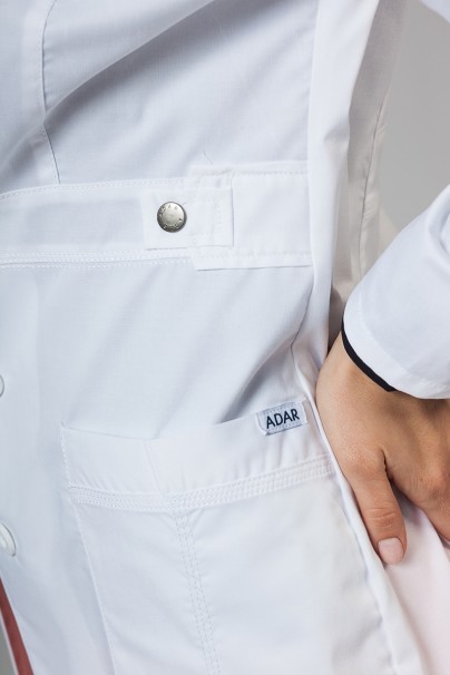 Lékařský plášť Adar Uniforms Tab-Waist bílý (elastický)-8