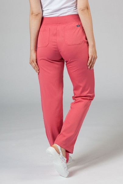 Dámské kalhoty Adar Uniforms Leg Yoga růžové-3