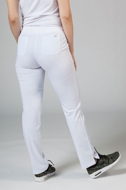 Dámské kalhoty Adar Uniforms Leg Yoga bílé-5