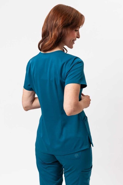 Dámská lékařská halena Healing Hands Monica V-neck karaibsky modrá-2