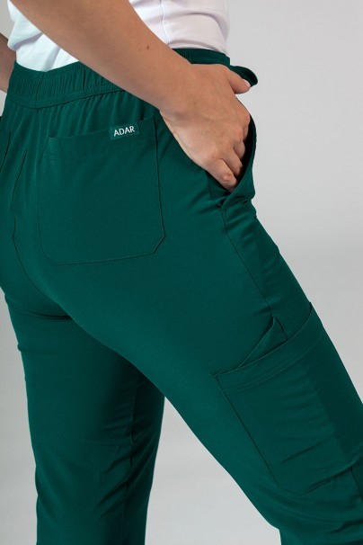 Dámské kalhoty Adar Uniforms Skinny Leg Cargo tmavě zelené-5