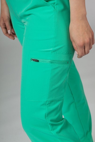 Dámské kalhoty Adar Uniforms Skinny Leg Cargo světle zelené-6