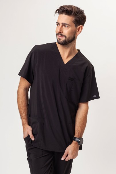 Pánská lékařská souprava Dickies EDS Essentials (halena V-neck, kalhoty Natural Rise) černá-2