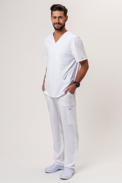 Pánská lékařská halena Dickies EDS Essentials V-neck Men bílá-5