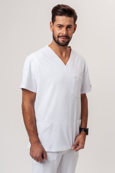 Pánská lékařská souprava Dickies EDS Essentials (halena V-neck, kalhoty Natural Rise) bílá-2