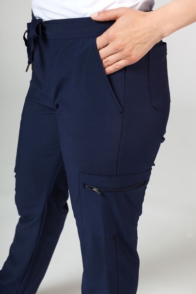 Dámské kalhoty Adar Uniforms Skinny Leg Cargo námořnická modř-6