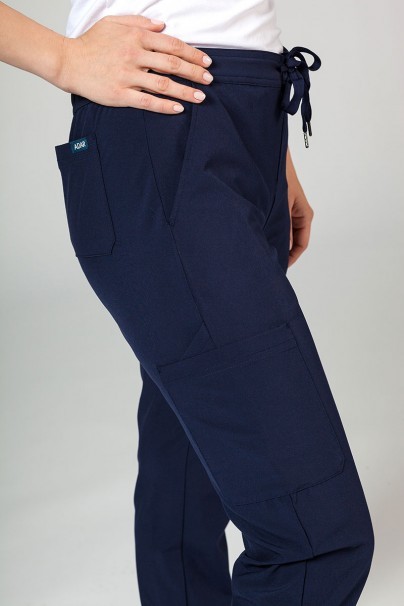 Dámské kalhoty Adar Uniforms Skinny Leg Cargo námořnická modř-4