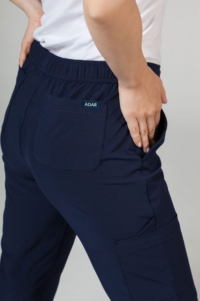 Dámské kalhoty Adar Uniforms Skinny Leg Cargo námořnická modř-5