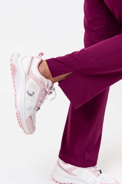 Dámské lékařské kalhoty Healing Hands Rebecca Flare třešňové-6