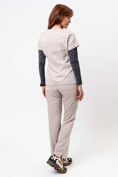 Dámská lékařská halena Healing Hands Monica V-neck bežová-8