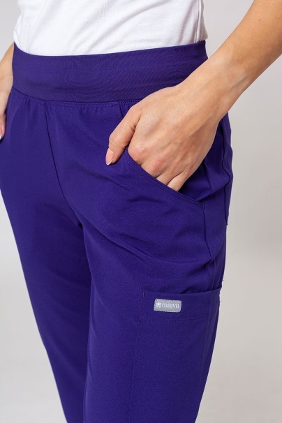 Dámské lékařské kalhoty Maevn Momentum jogger fialové-4