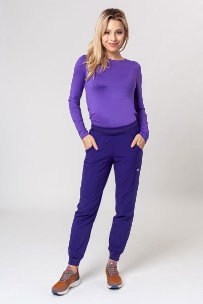 Dámské lékařské kalhoty Maevn Momentum jogger fialové-9