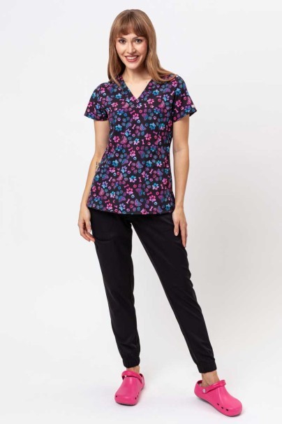 Dámská lékařská halena Maevn Prints Ombre Paws-2