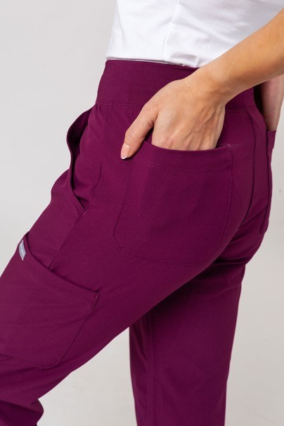 Dámské lékařské kalhoty Maevn Momentum jogger třešňové-5