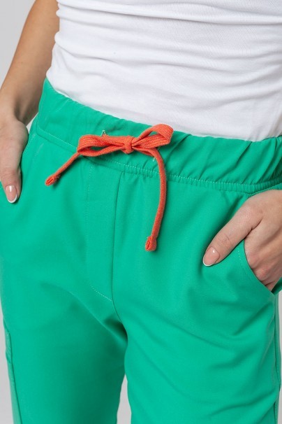Dámské lékařské kalhoty Sunrise Uniforms Premium Chill jogger světle zelené-2