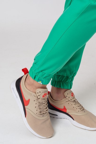 Dámské lékařské kalhoty Sunrise Uniforms Premium Chill jogger světle zelené-5