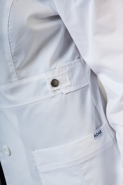 Lékařský plášť Adar Uniforms Tab-Waist krátký bílý (elastický)-4