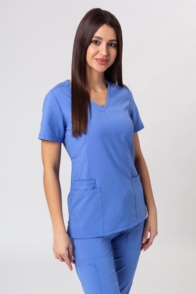 Lékařská dámská souprava Maevn Momentum (halena Double V–neck, kalhoty 6-pocket) klasicky modrá-2
