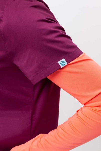 Dámská lékařská halena Uniforms World Alyssa burgundová-4