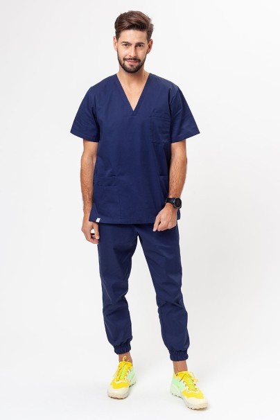 Pánská lékařská halena Sunrise Uniforms Basic Standard FRESH námořnická modř-5
