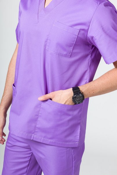 Pánská lékařská souprava Sunrise Uniforms fialová-4