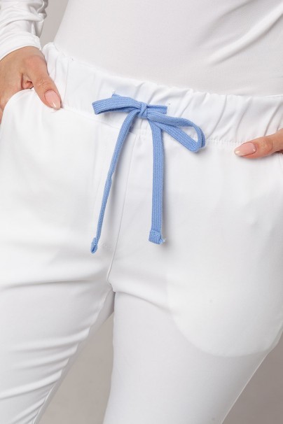 Dámské lékařské kalhoty Sunrise Uniforms Premium Chill jogger bílé-2