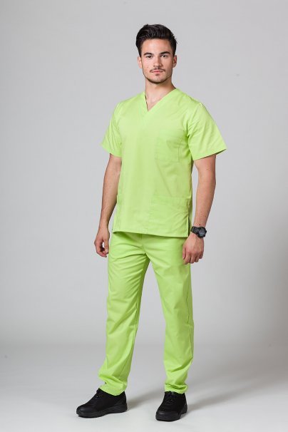 Univerzální lékařské kalhoty Sunrise Uniforms limetkové-3