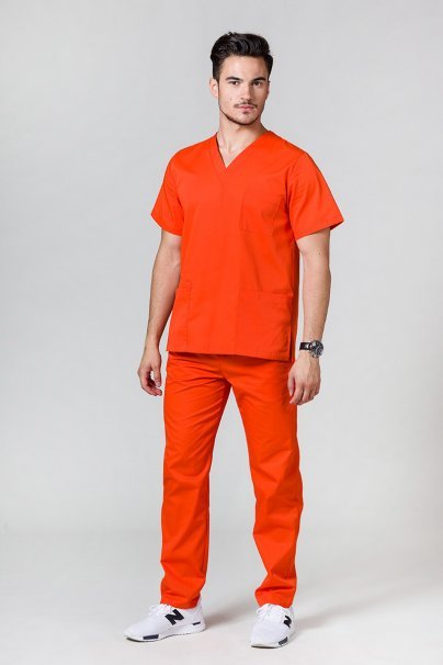 Univerzální lékařské kalhoty Sunrise Uniforms Basic Regular oranžové-3