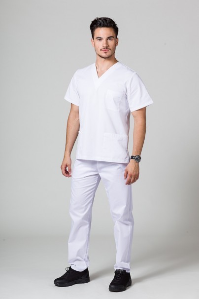 Univerzální lékařské kalhoty Sunrise Uniforms bílé-3
