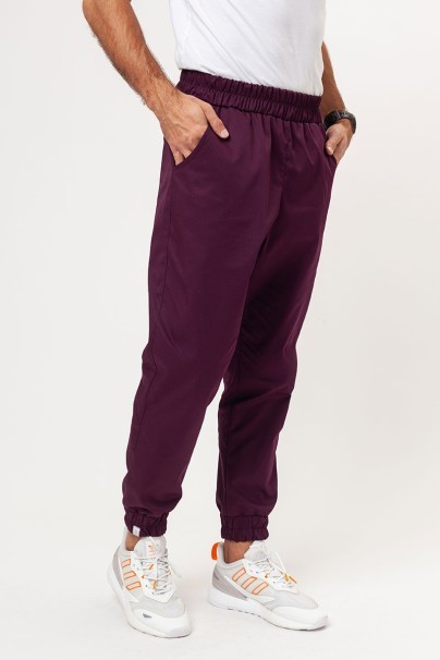 Pánská lékařská souprava Sunrise Basic Jogger FRESH burgundová-7