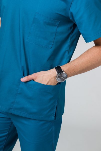 Pánská lékařská souprava Sunrise Uniforms karaibsky modrá-5