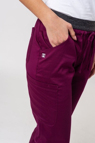 Dámské lékařské kalhoty Maevn Matrix semi-jogger třešňové-3
