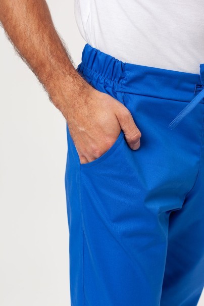 Pánské lékařské kalhoty Sunrise Basic Regular FRESH královsky modré-3