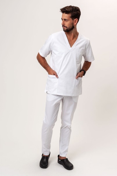 Pánská lékařská halena Sunrise Uniforms Basic Standard FRESH bílá-5