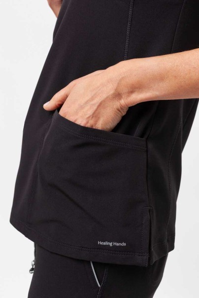 Dámská lékařská halena Healing Hands Sonia černá-6