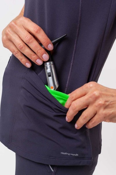 Dámská lékařská halena Healing Hands Sonia šedá-8