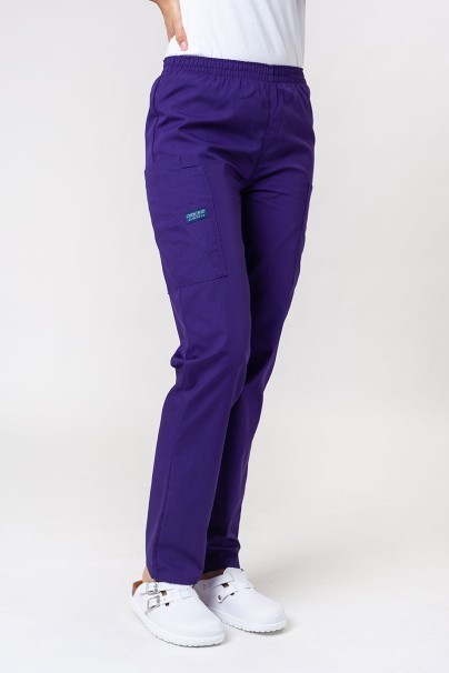 Lékařská dámská souprava Cherokee Originals (halena V-neck, kalhoty N.Rise) fialová-8