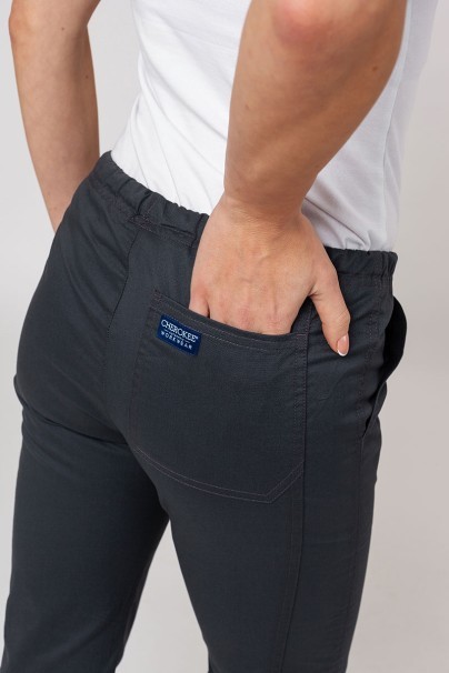 Dámské lékařské kalhoty Cherokee Core Stretch Mid Rise šedé-5