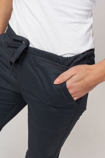 Dámské lékařské kalhoty Cherokee Core Stretch Mid Rise šedé-2