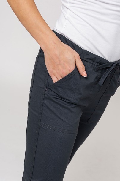 Dámské lékařské kalhoty Cherokee Core Stretch Mid Rise šedé-4