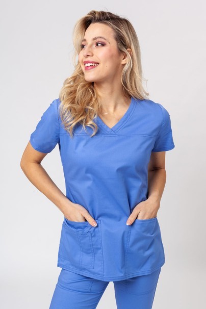 Lékařská dámská souprava Cherokee Core Stretch (halena Core, kalhoty Mid Rise) klasicky modrá-7