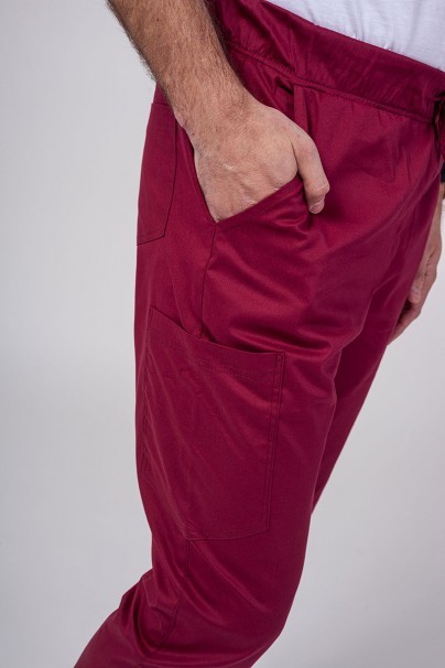 Pánské kalhoty Sunrise Uniforms Active Flow třešňové-4