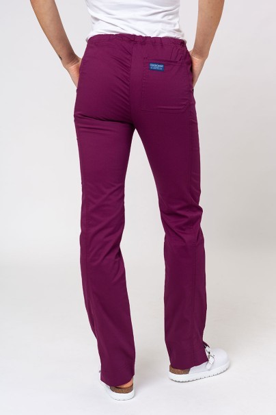 Dámské lékařské kalhoty Cherokee Core Stretch Mid Rise třešňové-2