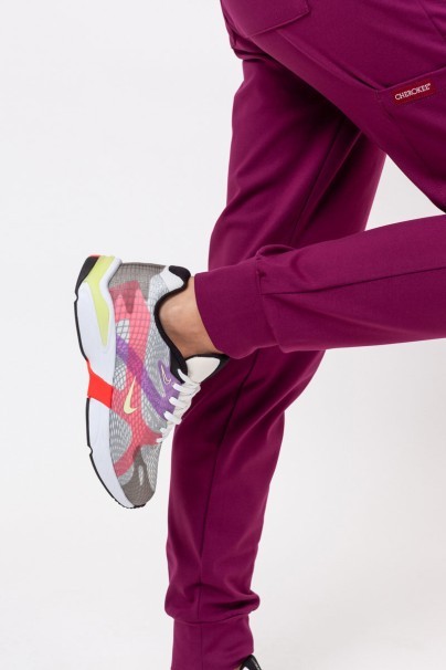 Dámské lékařské kalhoty Cherokee Achieve Jogger třešňové-6