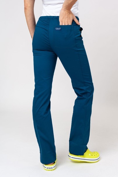 Lékařské dámské kalhoty Cherokee Core Stretch Mid Rise karaibsky modré-1