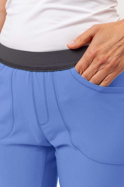 Dámské lékařské kalhoty Cherokee Infinity Slim Pull-on klasicky modré-2