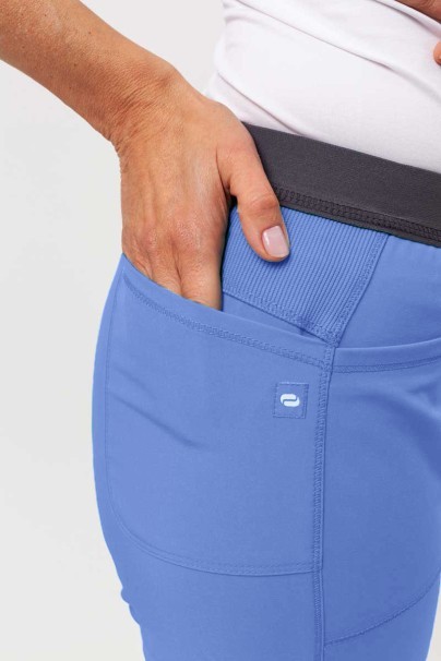 Dámské lékařské kalhoty Cherokee Infinity Slim Pull-on klasicky modré-3