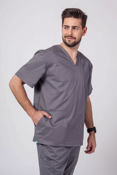Pánská lékařská souprava Sunrise Uniforms Active (bluza Flex, spodnie Flow) šedá-2