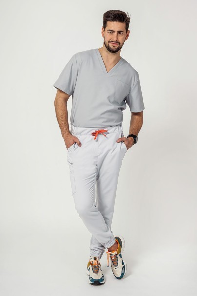 PROMO Lékařská halena Sunrise Uniforms Premium Dose světle šedá-4